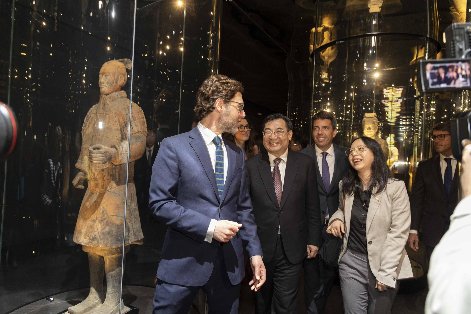 La inauguración de la exposición El legado de las dinastías Qin y Han. Los guerreros de Xian