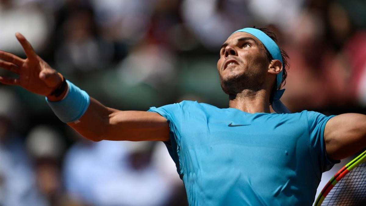 Nadal ha brillado en la faceta del saque en este Roland Garros