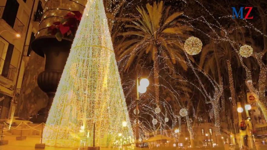Lichterzauber in Palma de Mallorca: Die MZ wünscht frohe Weihnachten