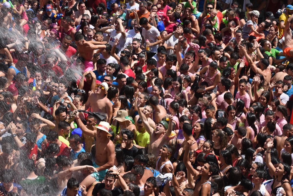 Chupinazo Fiestas de Sagunt.