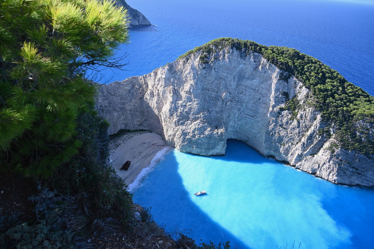 Playa de una isla de Grecia