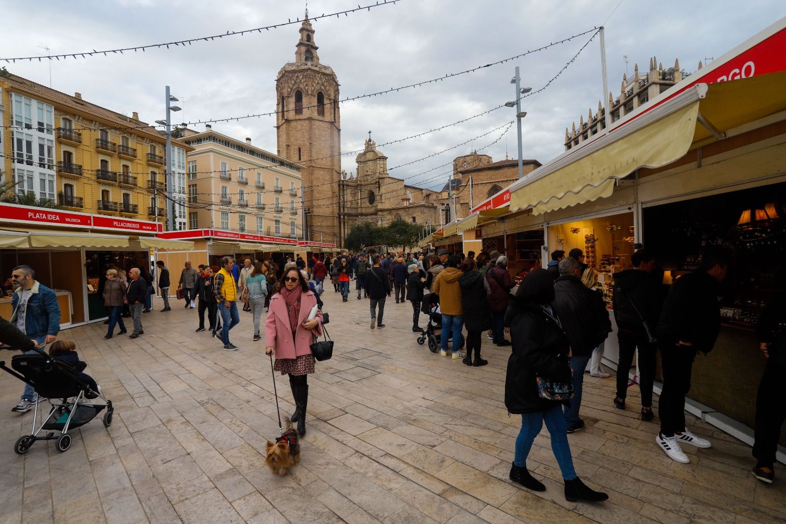 Ambiente navideño en València