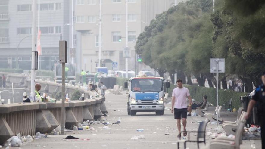 A Coruña registra más de setenta incidencias relacionadas con San Juan