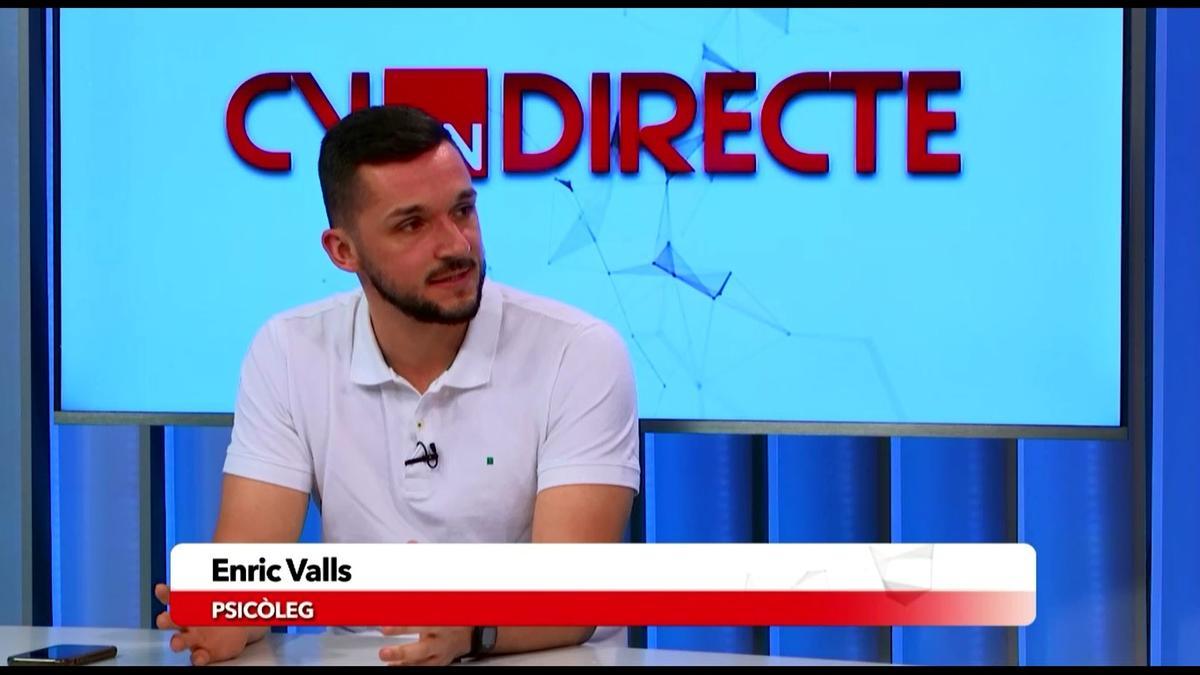 El psicólogo Enric Valls, durante una de sus intervenciones televisivas.