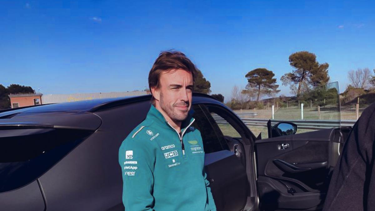 Fernando Alonso, en el trazado de Sakir.