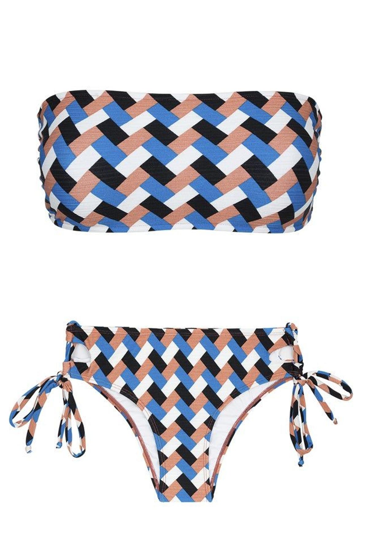 Bikini de escote bandeau