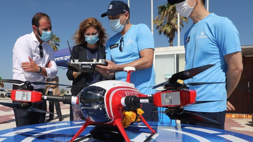 Drones e inteligencia artifical para controlar las playas de Castelló durante la desescalada