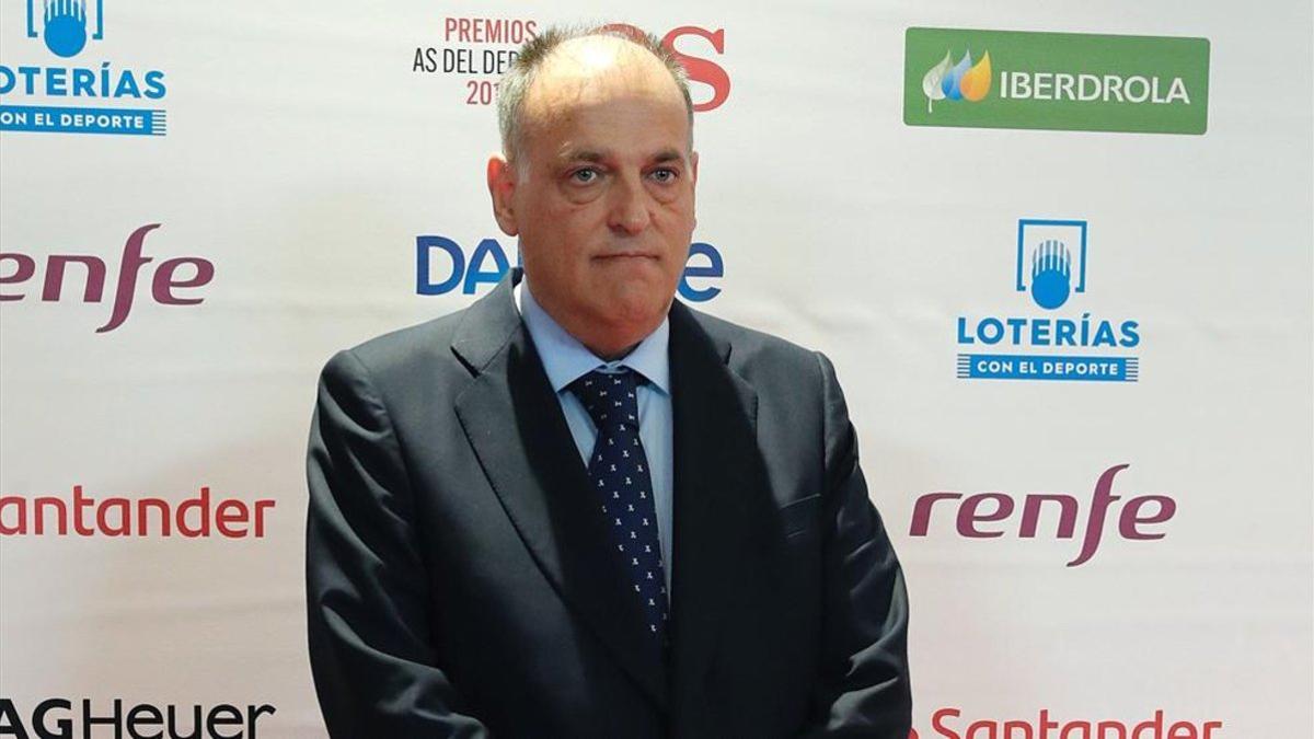 Javier Tebas hizo balance ante los medios