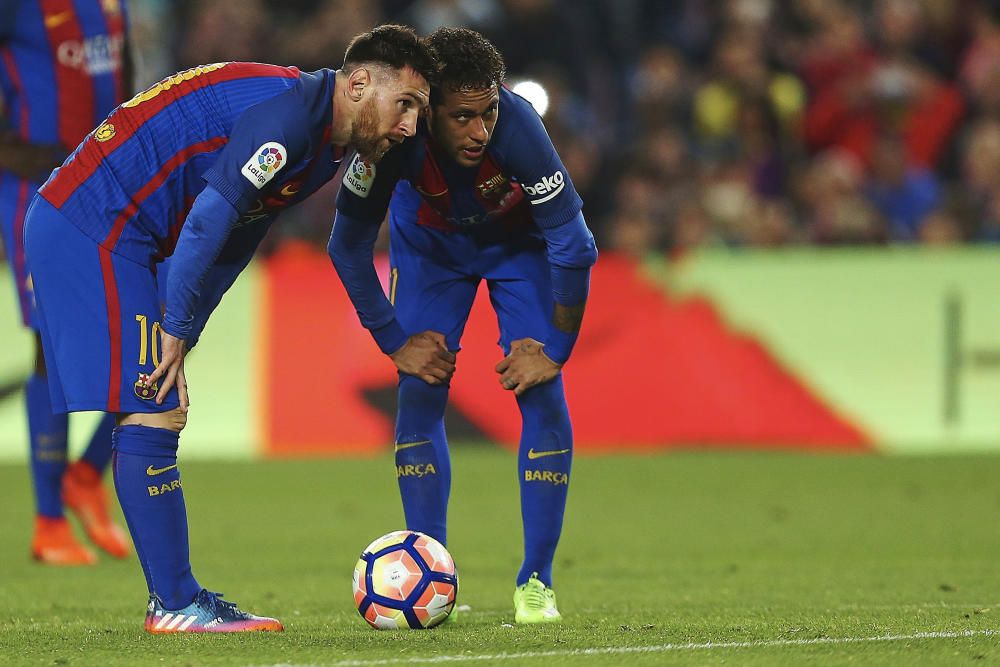 Las mejores imágenes del partido entre el Barcelona y el Valencia.