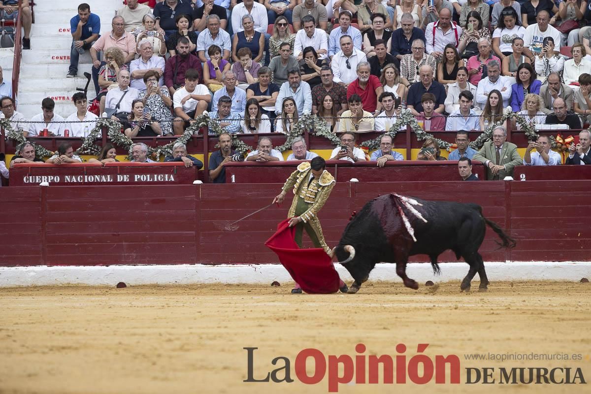 Cuarta corrida en la Feria Taurina de Murcia (Castella, Manzanares y Ureña)