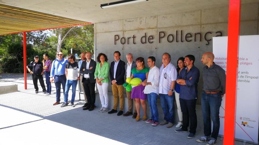 Inaugurada la nueva línea de buses en Port de Pollença