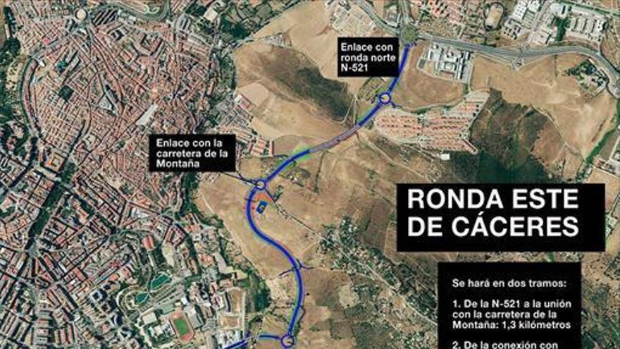 La Junta garantiza que las obras de la ronda sureste de Cáceres comenzarán sin demora