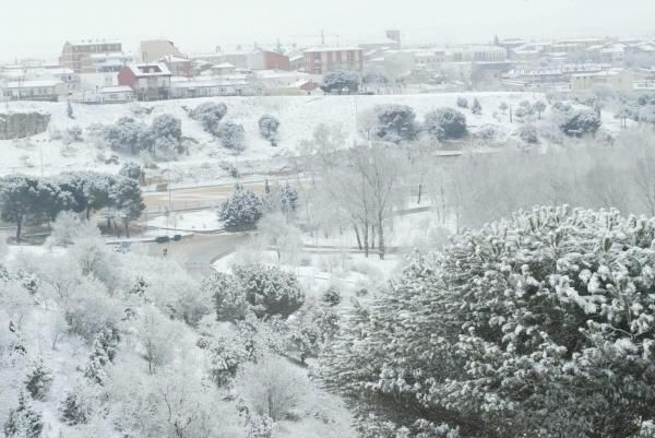 Así es la Zamora blanca