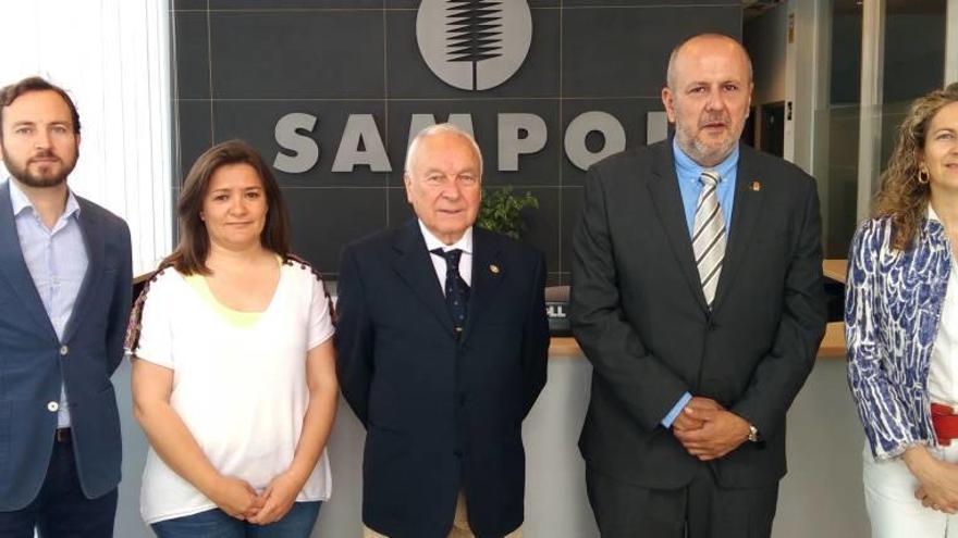 Miquel Enseñat visita la empresa Sampol