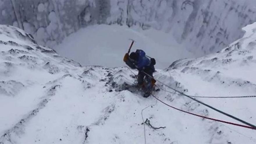 El 'agujero del fin del mundo' de Siberia, bajo la nieve