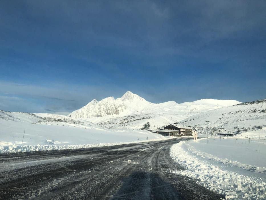 Las imágenes del temporal en Asturias