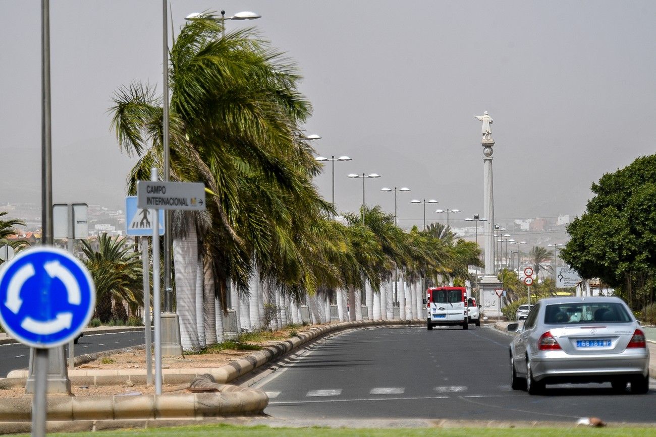 Calima en Las Palmas de Gran Canaria (17/03/2022)