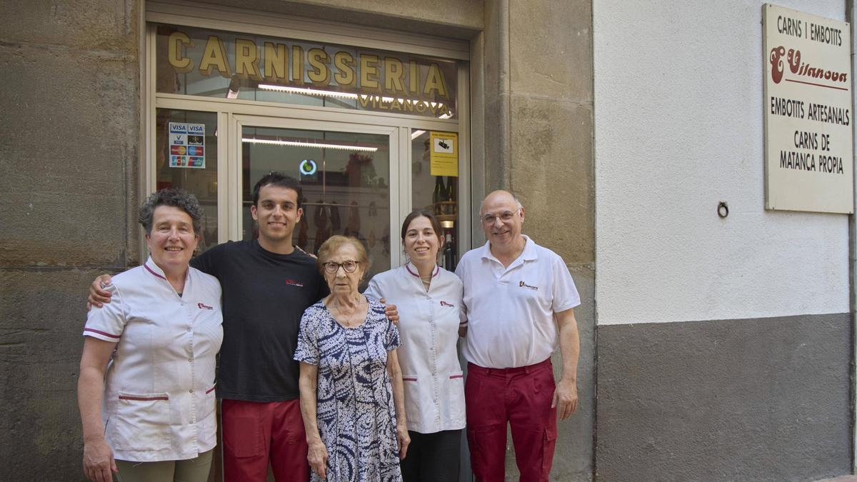 Tres generacions al capdavant d'Embotits Vilanova.