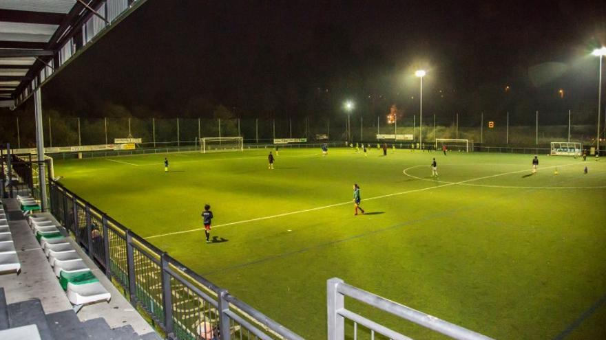 Campo de fútbol del Meixoeiro.