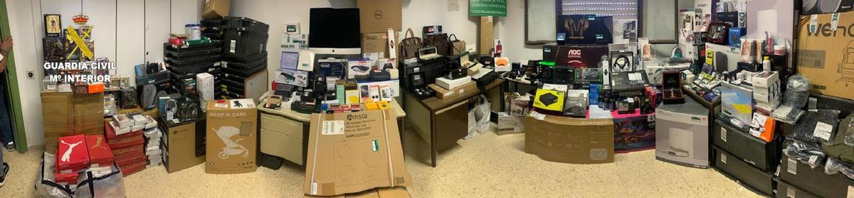Material recuperat per la Guàrdia Civil.