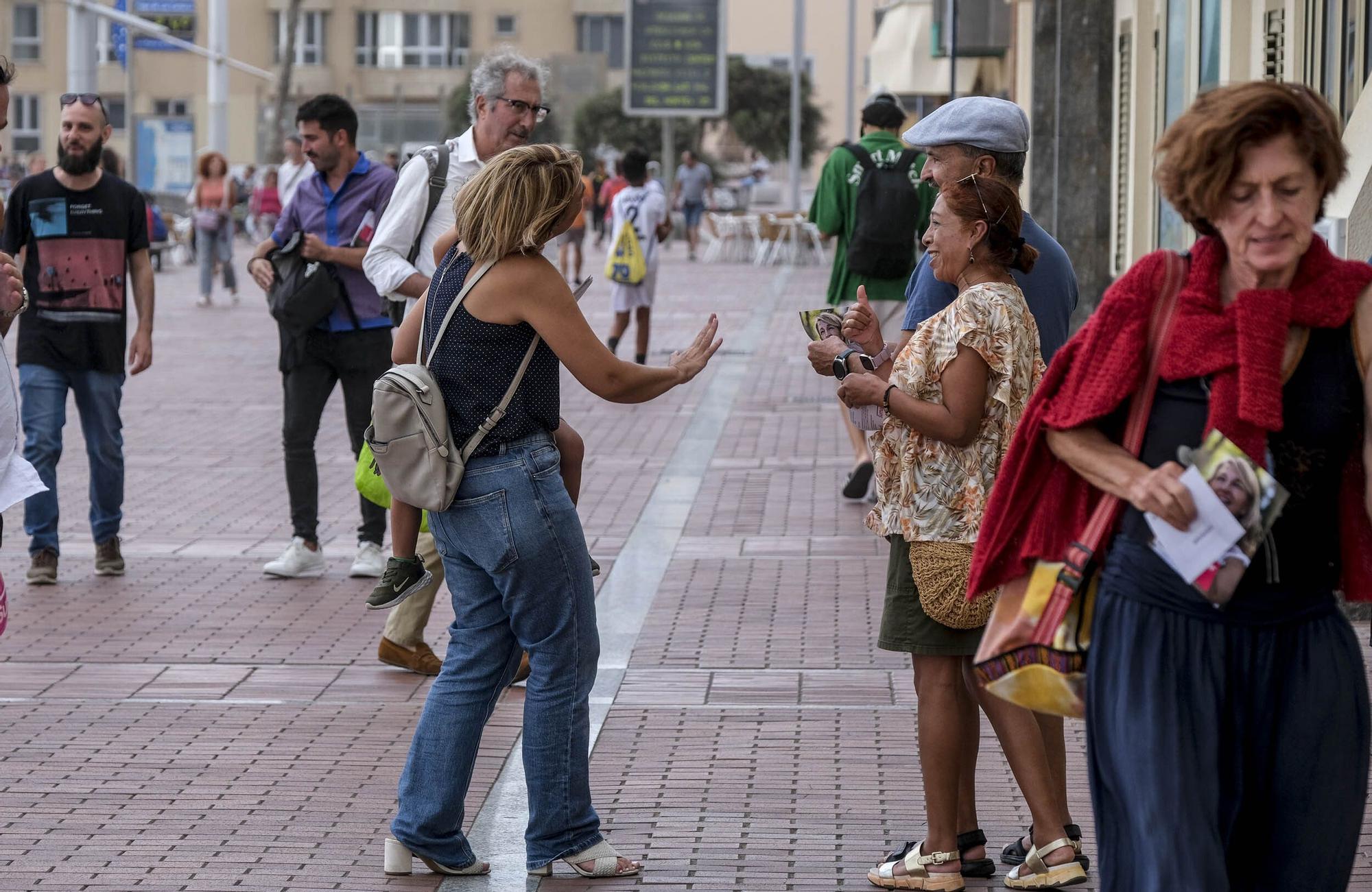 Cierre de campaña de los candidatos de Sumar por la provincia de Las Palmas