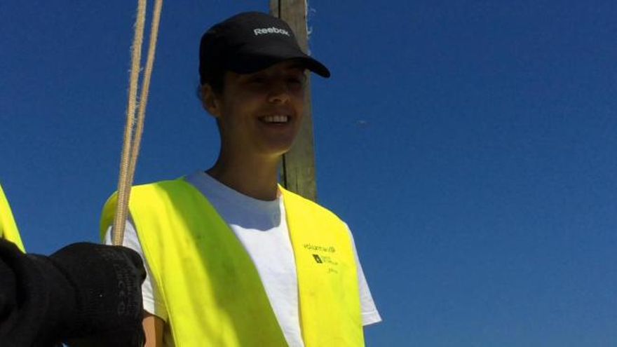 Nerea Piñeiro, la estudiante gallega del proyecto Paleopark