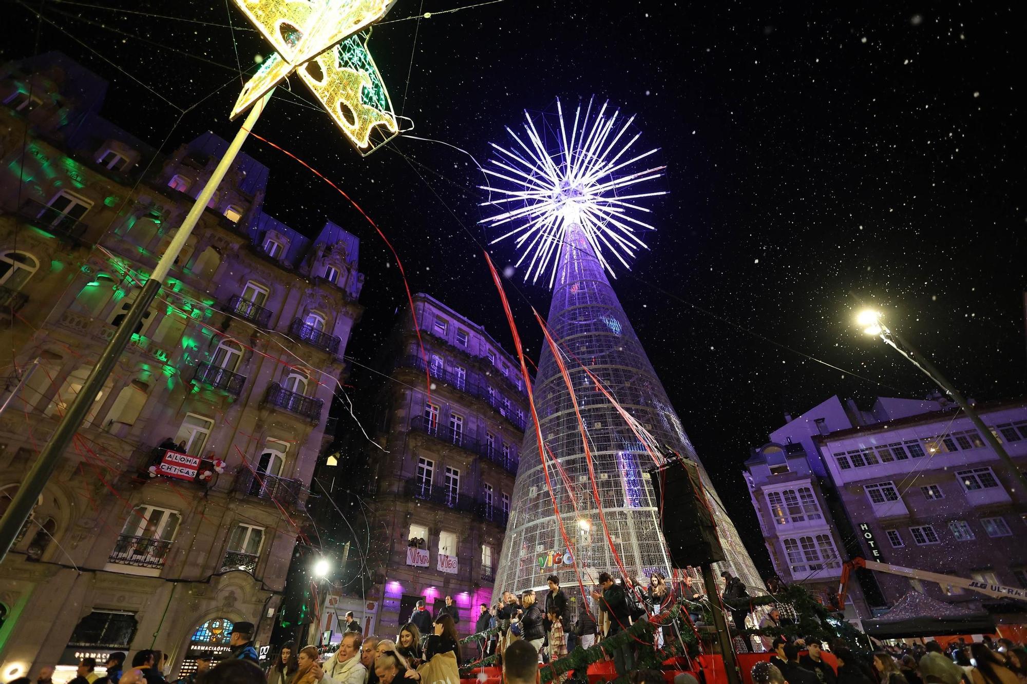 La Navidad de Vigo ya deslumbra al mundo