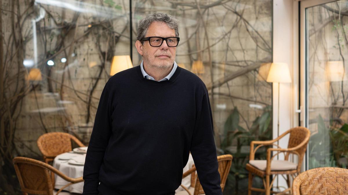 Joan Crosas, en el restaurante Roig Robí.