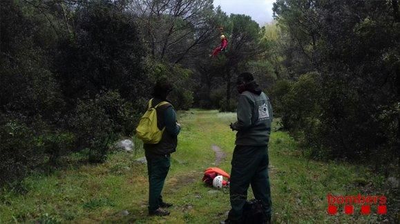 Rescat de dos operaris pel creixement del Ter a Bescanó