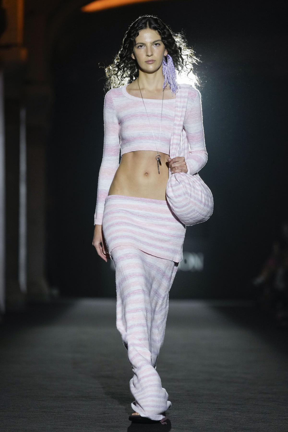 Desfile de la marca Escorpion que ha abierto la pasarela 080 Barcelona Fashion