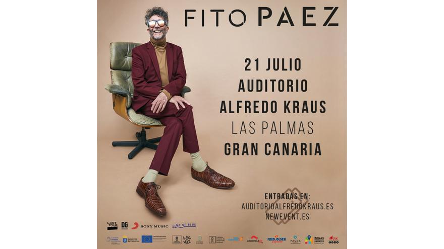 El gran Fito Páez aterrizará en Gran Canaria en julio