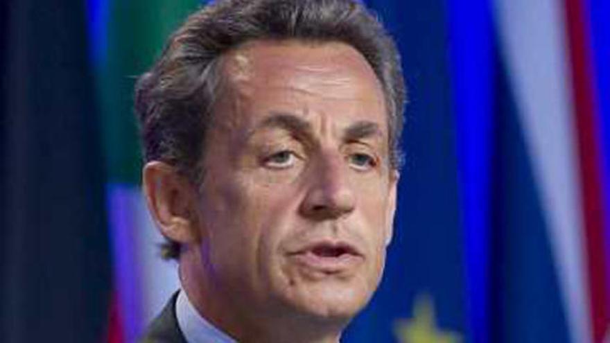 Nicolas Sarkozy, ayer.