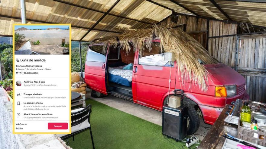 Una furgoneta en mitad de una platanera o dos sacos de dormir en un coche: se dispara en Tenerife la oferta de alojamientos que incumplen la normativa