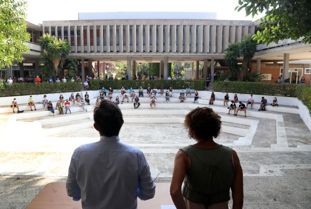 Vuelta a las clases en los institutos de Málaga