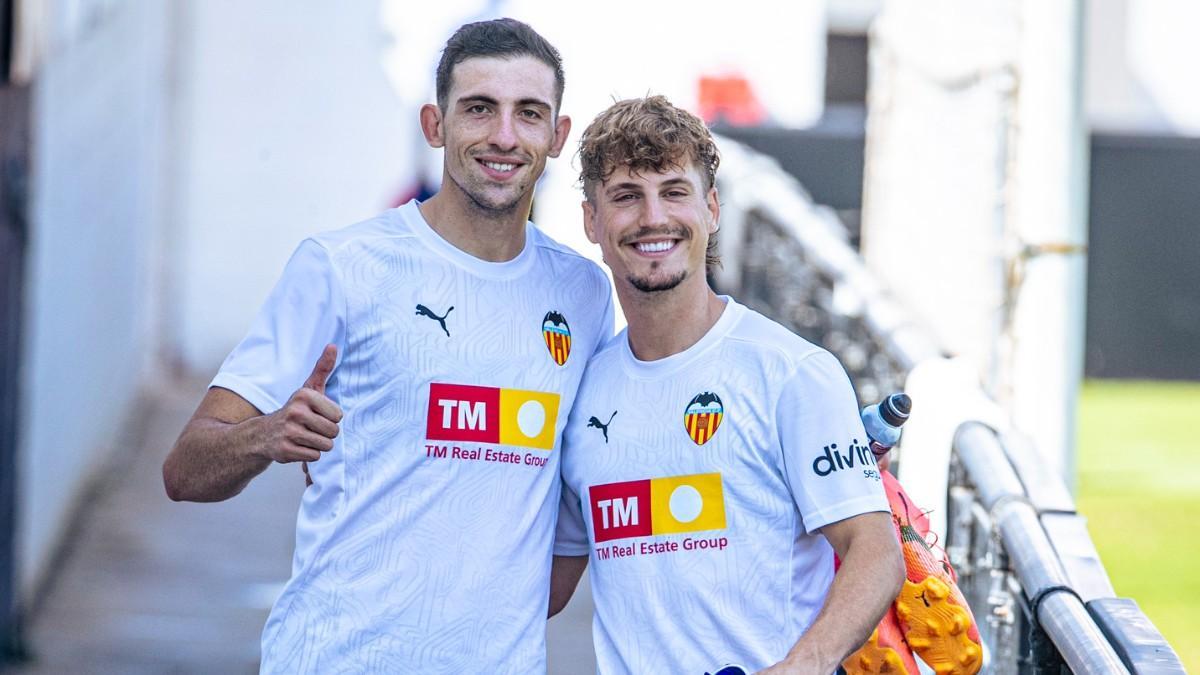 César Tàrrega y Sergi Canós, en la sesión