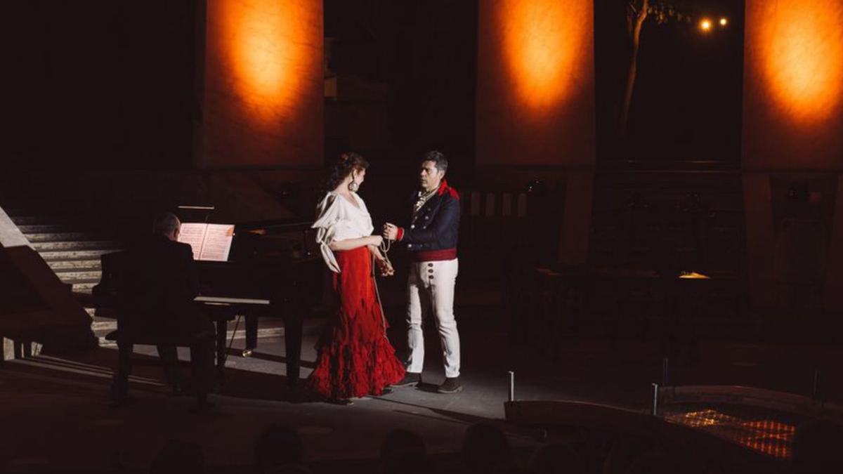 Un momento de la presentación de ‘Carmen’, de Georges Bizet.