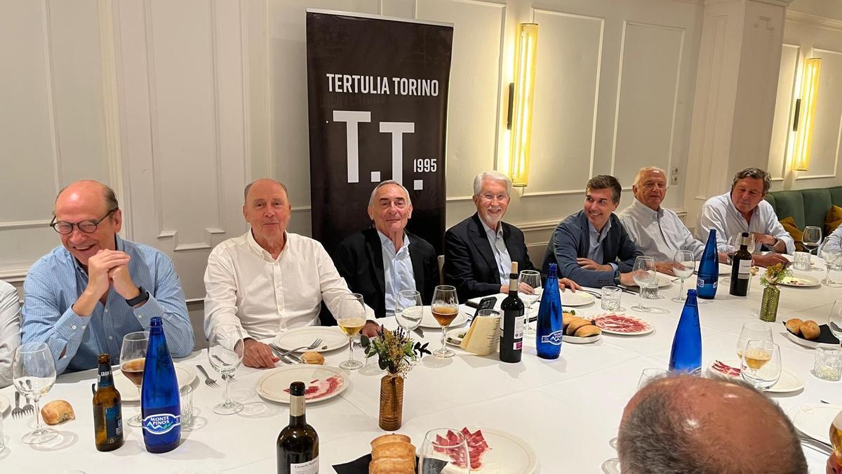 Un momento de la centa de la Tertulia Torino del pasado martes 3 de junio.
