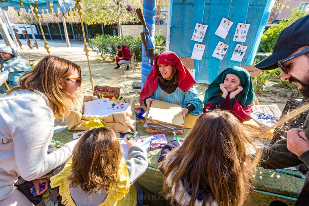 'Els Reis de La Marina", galería del campamento de los Reyes Magos en la Vila Joiosa