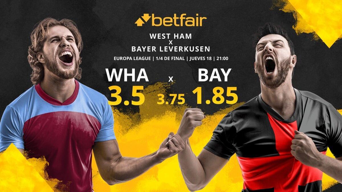 West Ham United vs. Bayer Leverkusen: horario, TV, estadísticas, cuadro y pronósticos
