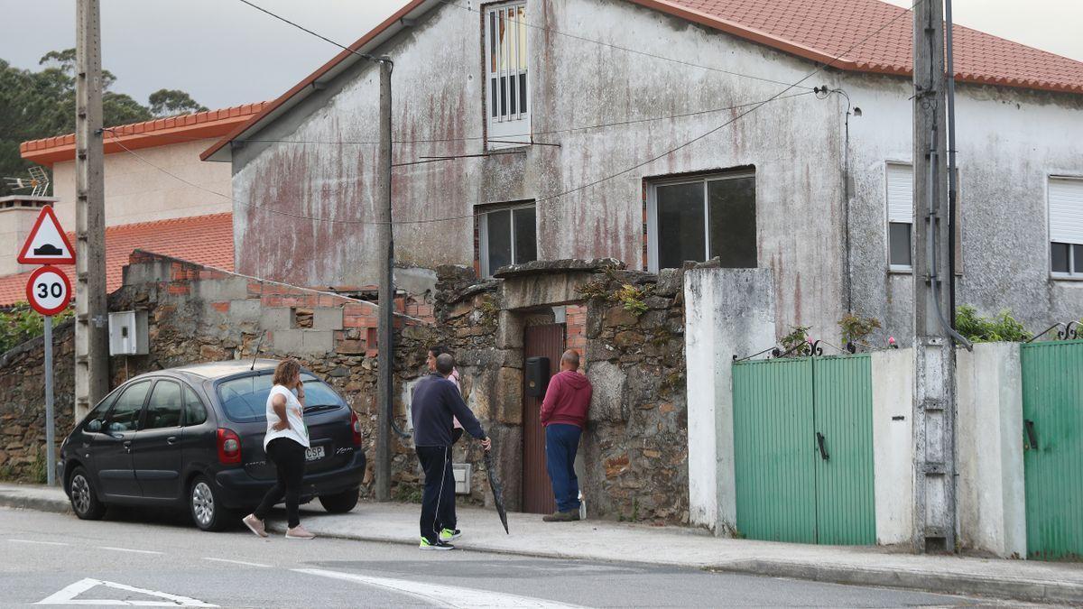 La casa donde murió la niña, en Vigo.