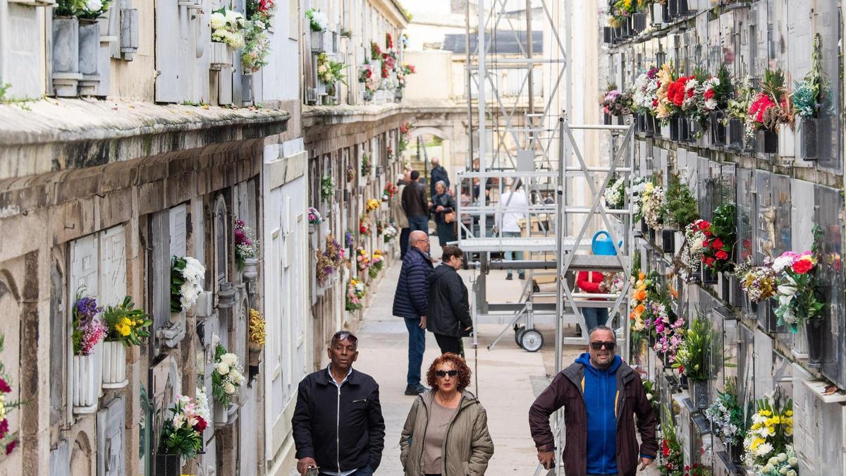 Cementerio de San Amaro, en A Coruña.