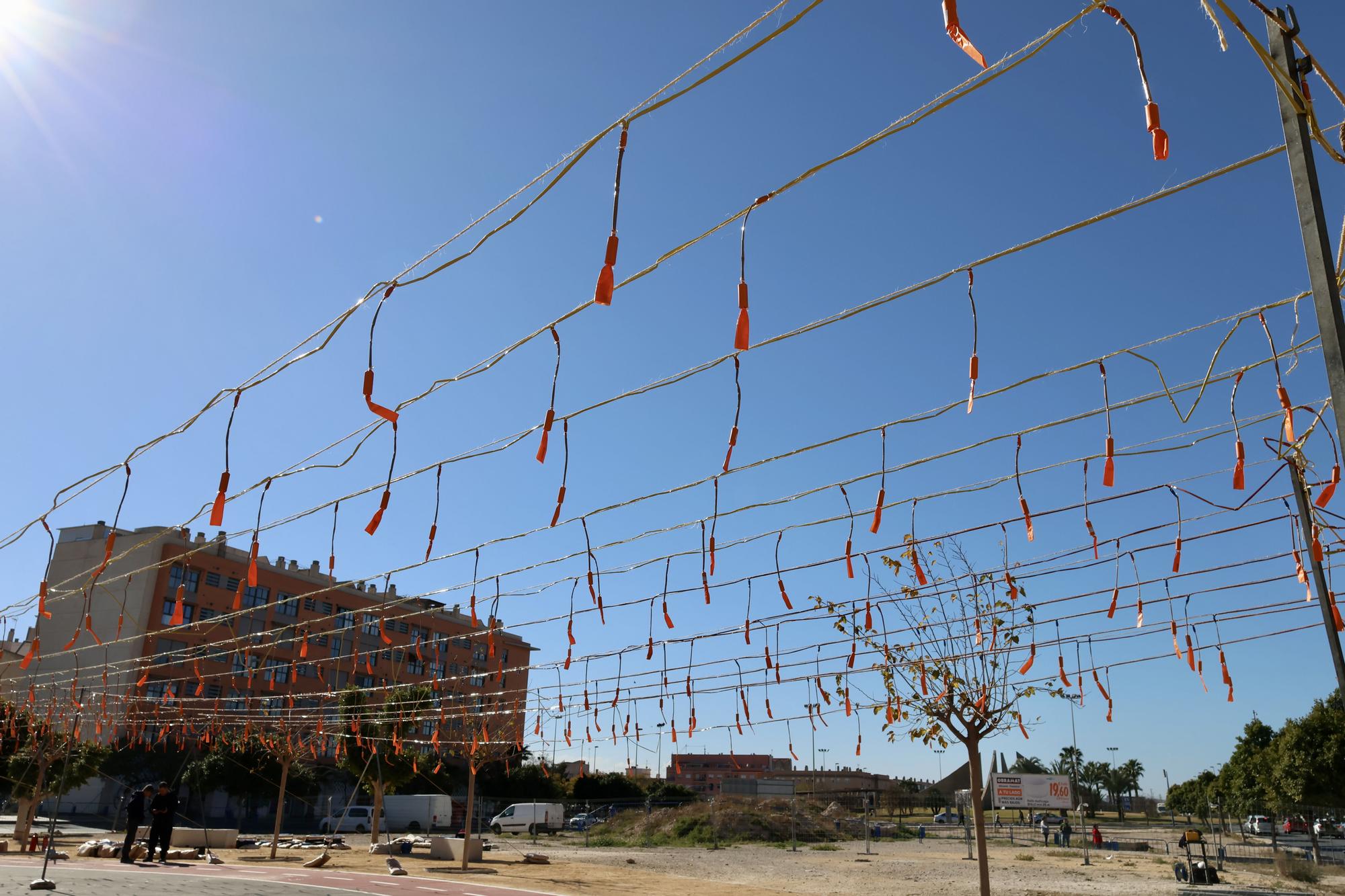 La mascletà en Tómbola sacude Alicante