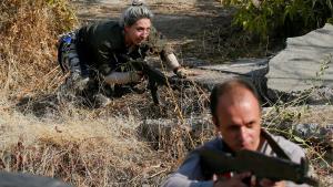 Voluntarios armenios reciben entrenamiento militar en Yerevan.