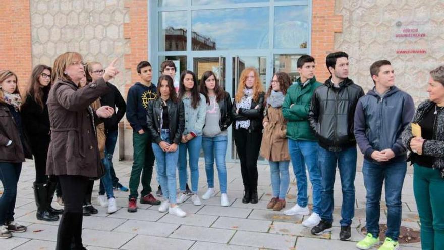 Los alumnos de Bachillerato de Excelencia, en el Campus