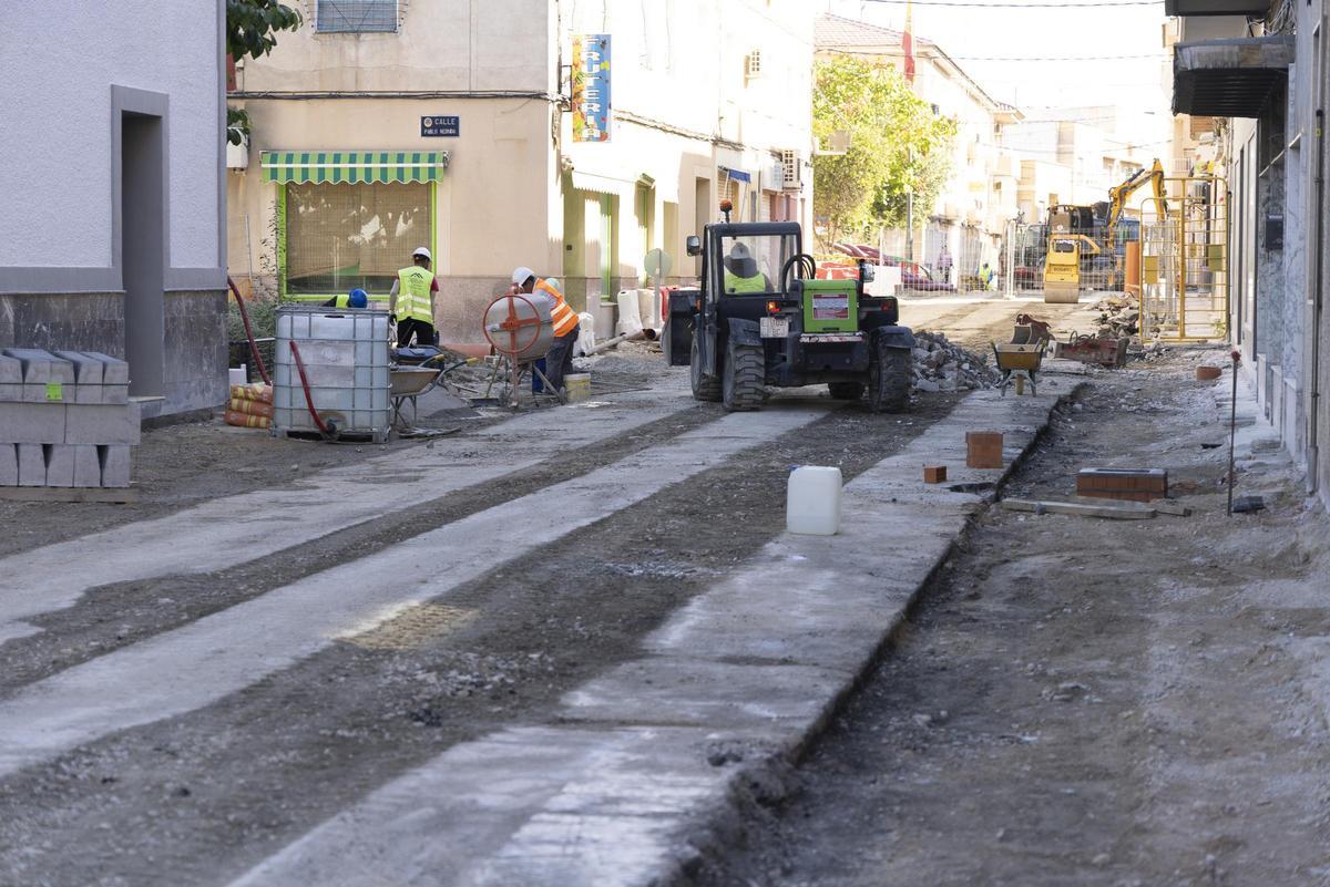 Arreglo de la calle Begastri, a través del Plan de Obras y Servicios