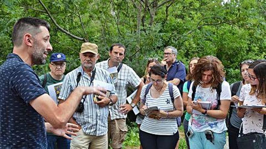 Assistents a una de les visites de l&#039;any passat dins del curs sobre el patrimoni industrial del Berguedà