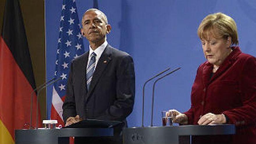 Obama se despide de Merkel, su principal aliada internacional