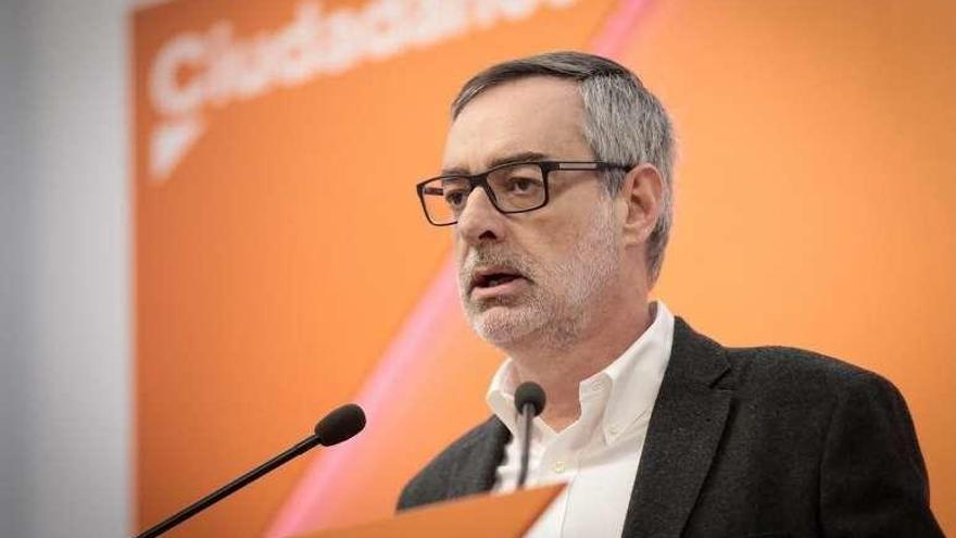 El secretario general de Ciudadanos, José Manuel Villegas. // E.P.