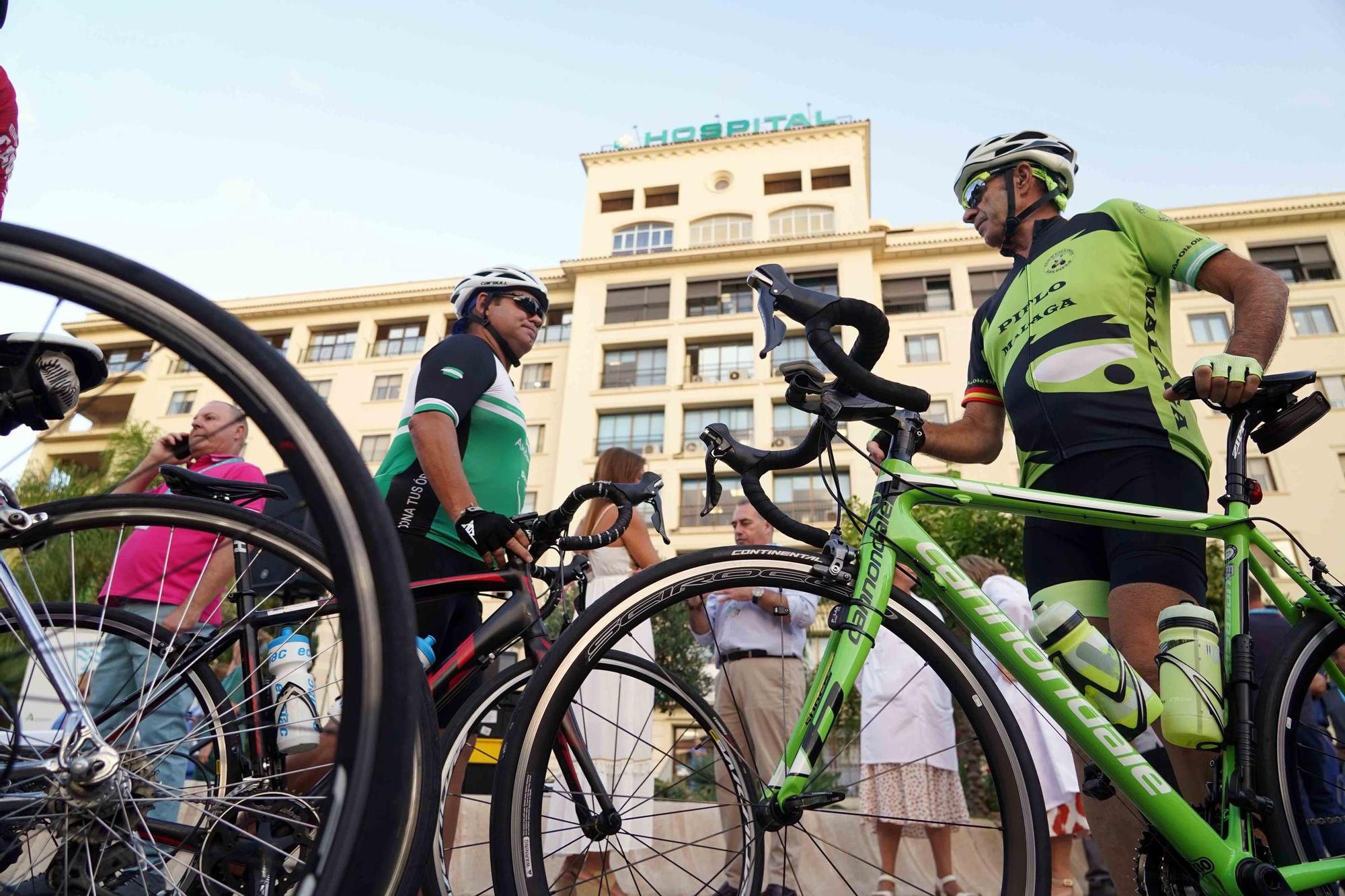 Inicio de la Vuelta Ciclista a Málaga de personas ostomizadas