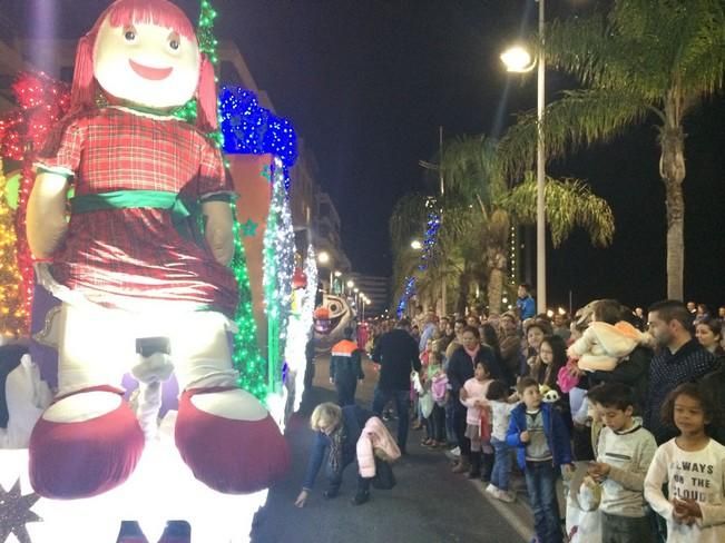 Llegada y cabalgata de los Reyes Magos en Arrecife